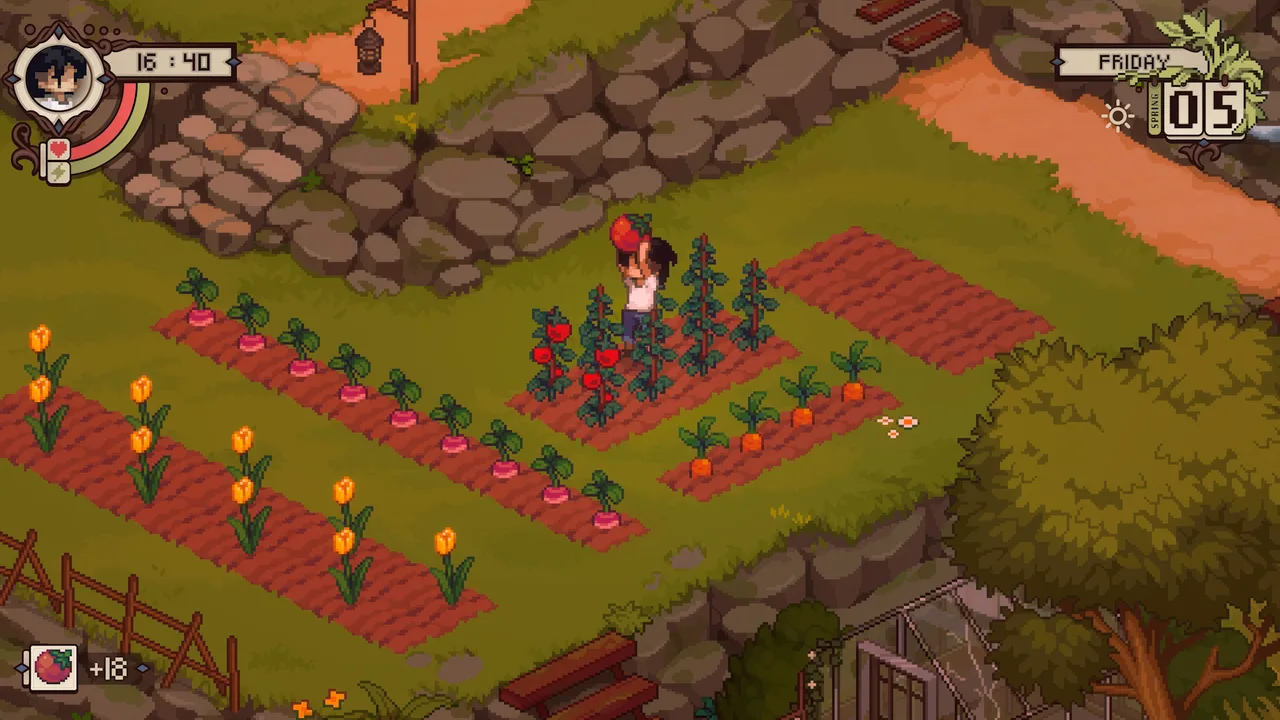Official Grave Seasons screenshot named Farm Harvest.